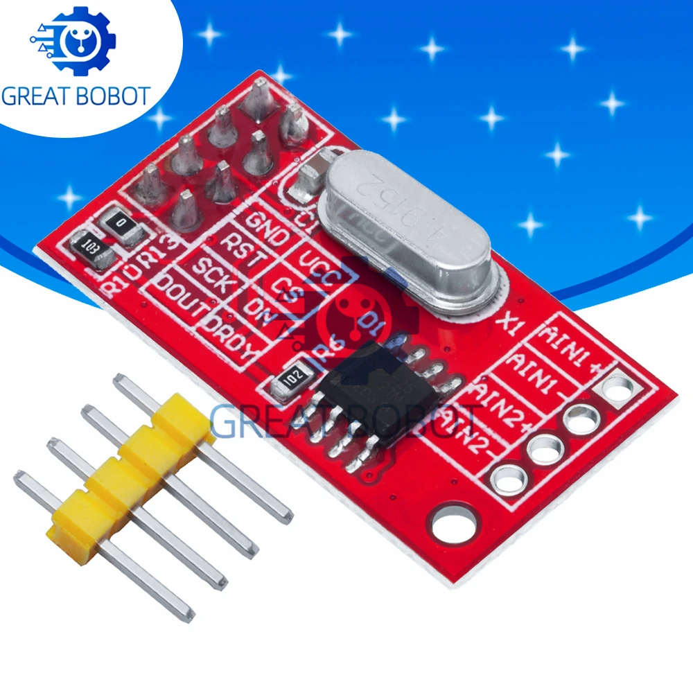 16-Bit AD7705 ADC Module (BS): Dual-Channel SPI Programmable Gain – Data Acquisition Fit