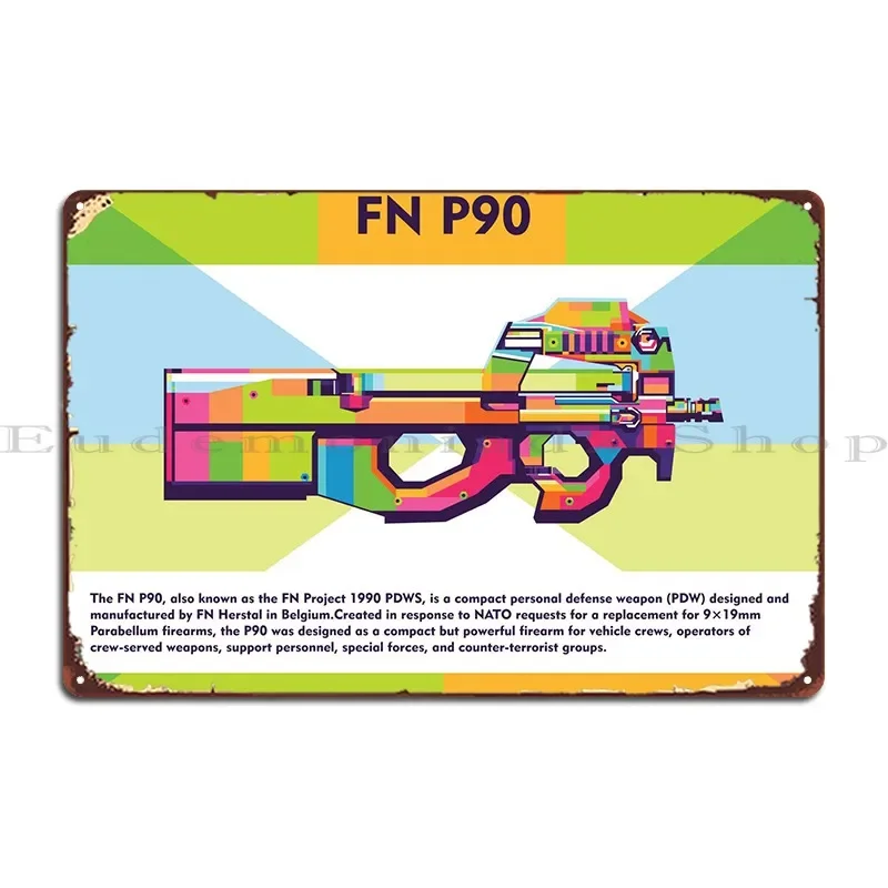 Fn P90 Metal Signs … - image