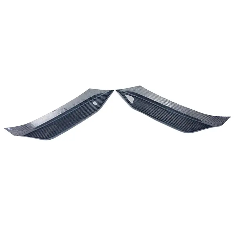 Carbon Fiber Dry Splitter Trim For BMW F80 M3 F82 F83 Front Bumper Side Air Vent Upper Spoiler Cover Frame Canard