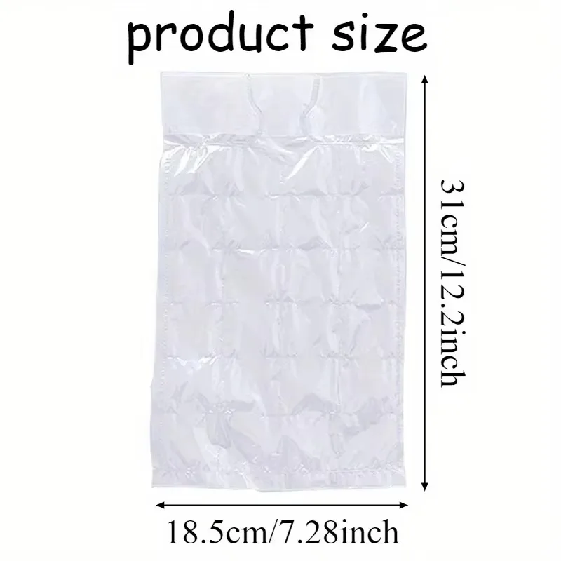 10/50PCS Portable Ice Cube Bags Disposable Self Sealing Ice Maker Bags for Freezer Cold Drinks Juice Cocktails Home Summer Party