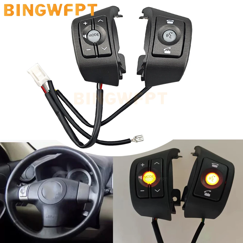 

84247-42030 Multifunction Steering Wheel Audio Control Buttons Switch For Toyota RAV4 XA30 ACA30L 2006 2007 2008 Auto Part