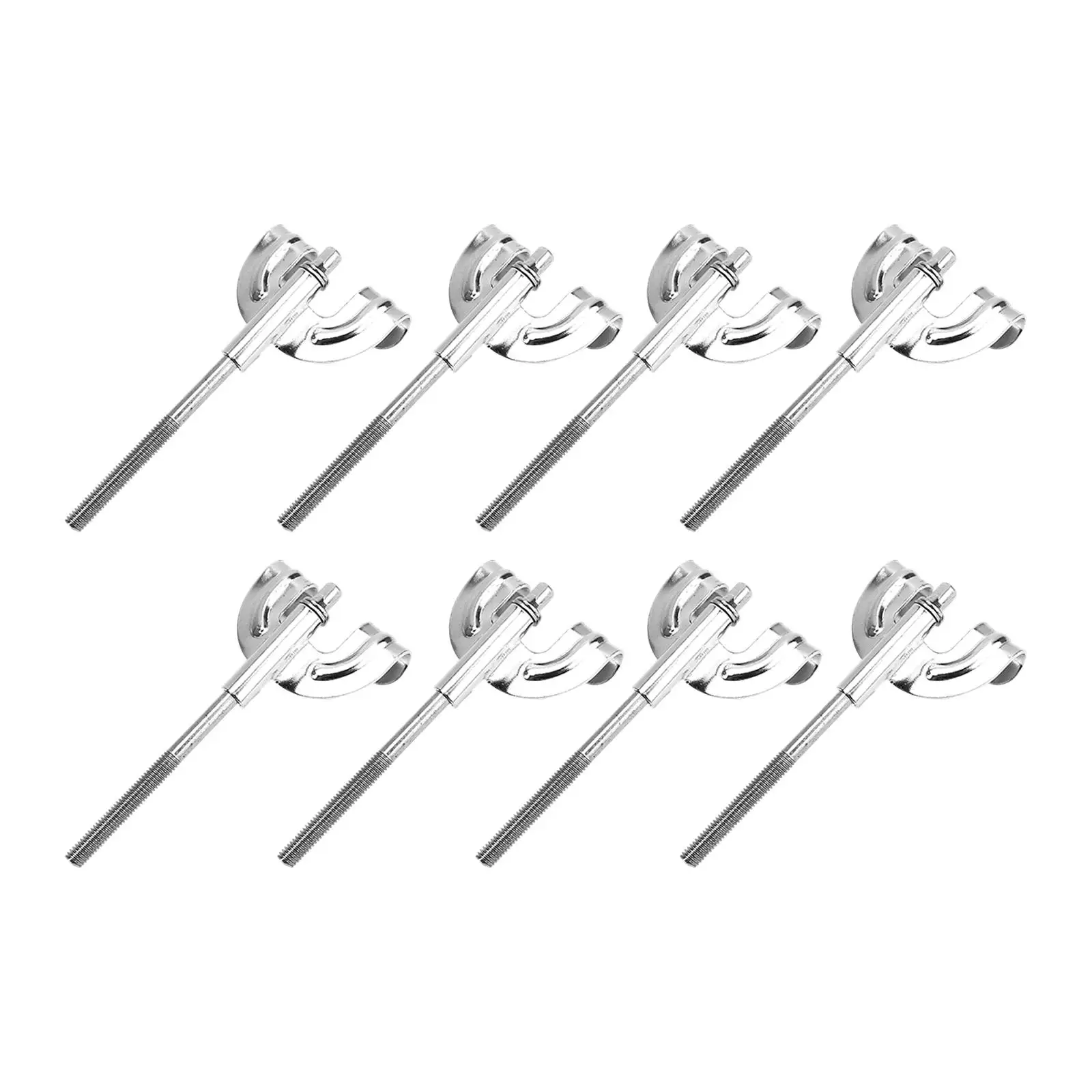 Drum Claw Hook Iron Tension Rods Lugs and Claws Set Hardware Part for Snare Drum Maintenance and Repair