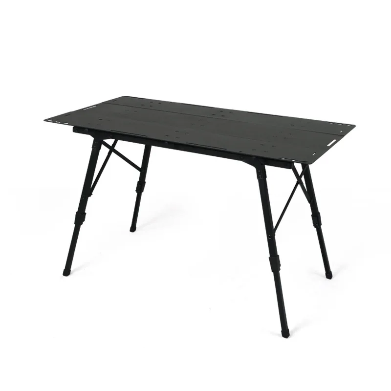 Outdoor Three-piece Picnic Equipment Large Table and Chairs Folding Three-section Storage Three-board Table Portable