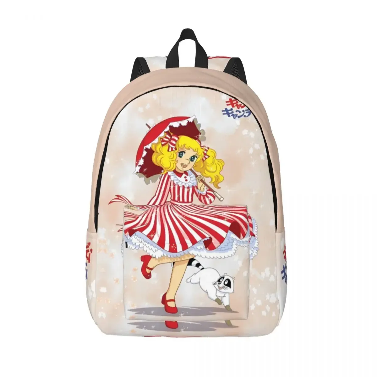 Candy Candy Manga Anime Cute Backpack for Men Women Cool High School Business Daypack Kawaii Japanese College Shoulder Bag Gift