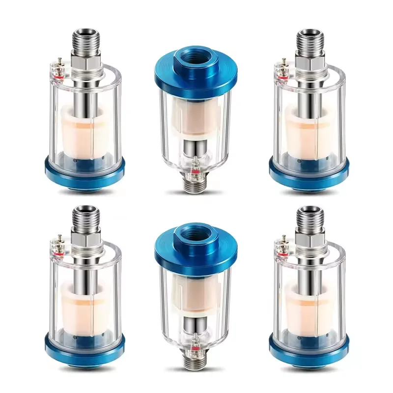 1/4'' NPT Air Compressor Oil Water Separator Spray Paint Gun Oil Water Separation Mini Filter Pneumatic Parts For Compressor