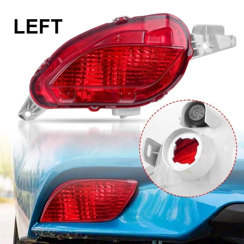 Rear Bumper Reflector Lights No Bulb for Toyota Yaris Hatchback 2014 2015 2016 2017 Fog Lamp UK Version 815810D230 81591-0D200