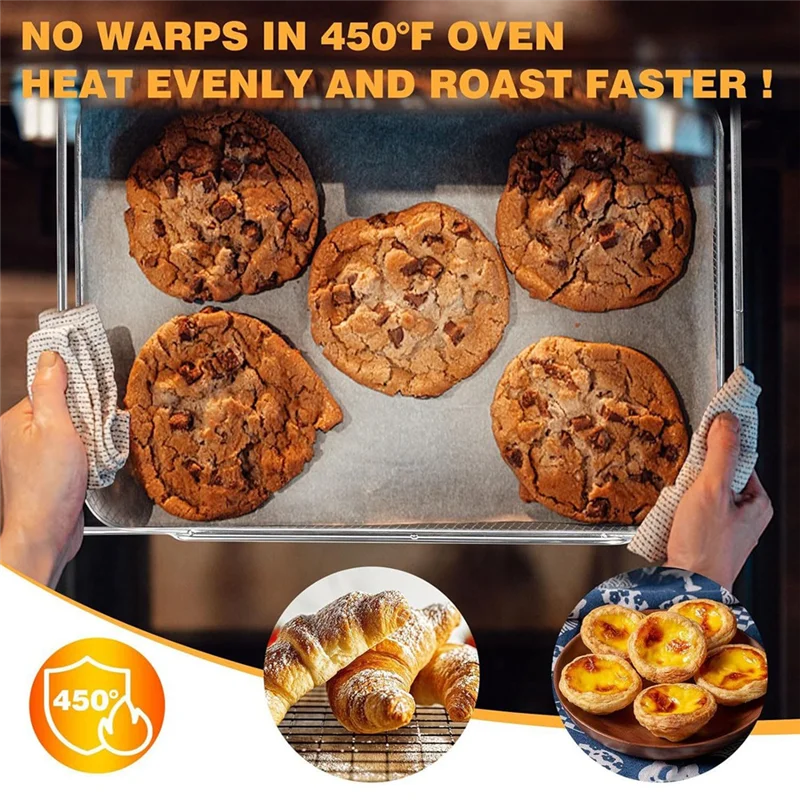 

FGGS-3Pcs Air Fryer Basket For Breville Smart Oven Air Fryer Pro Stainless Mesh Baskets Air Fryer Parts Mesh Tray For Oven