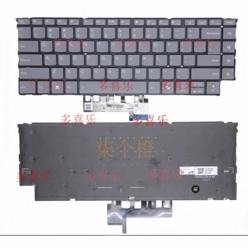 

AA New for lenovo Yoga 9-2-in-1 14ill10 Yoga 14 ill10 US keyboard gray blacklight