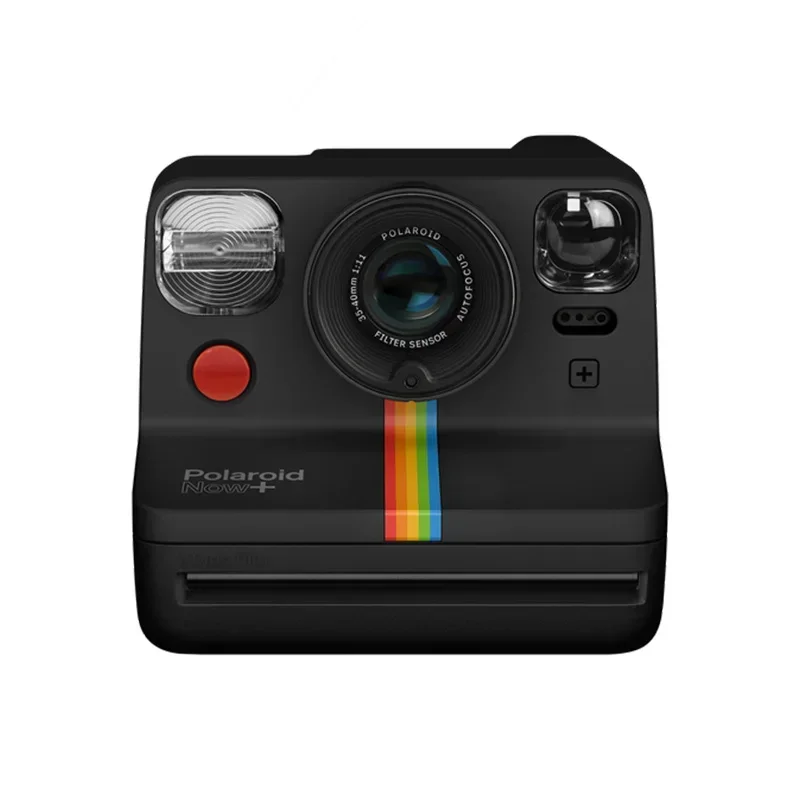 The Hot Spot Polaroid Photograph The Polaroid Now Plus of Rider\'s Rainbow Camera for Once Imaging in Black and White