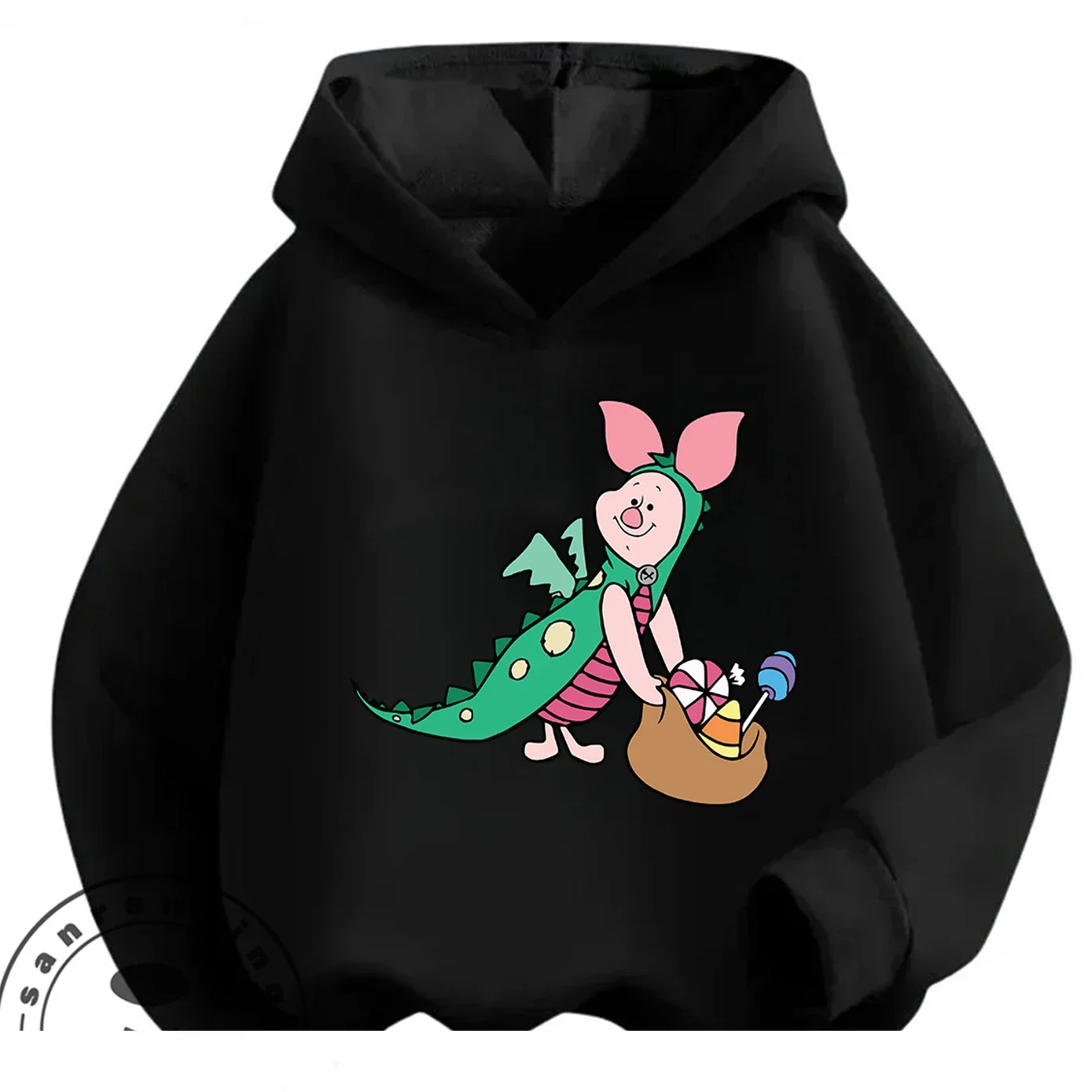 

Cute Outdoor Winnie-the-Pooh Hoodie 3-14Y Boys Girls Autumn Winter Kawaii Fashion Street Hot Cartoon Casual Children