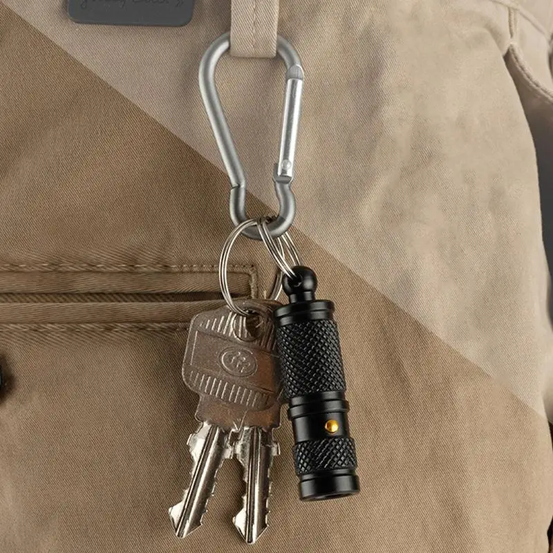 Mini Portable Flashlight Aluminum Alloy Emergency Keychain Led Light Outdoor Survival EDC Tool For Fishing, Hunting, Camping​