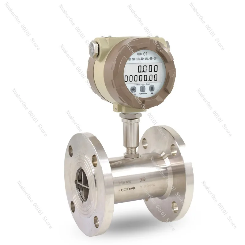 Smart Turbine Flow Meter | Liquid tap water, pure water, alcohol, methyl ethanol, diesel digital display meter