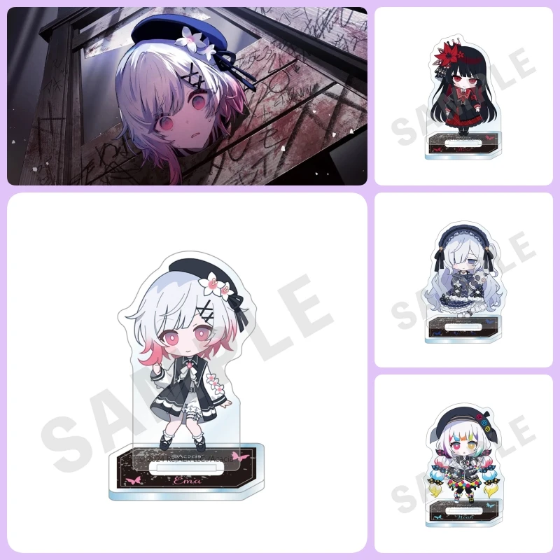 Game Magical Girl Witch Trials 10cm Acrylic Stand Tabletop Decorations Lumina Vesper Eris Accessories Decor Exquisite Products