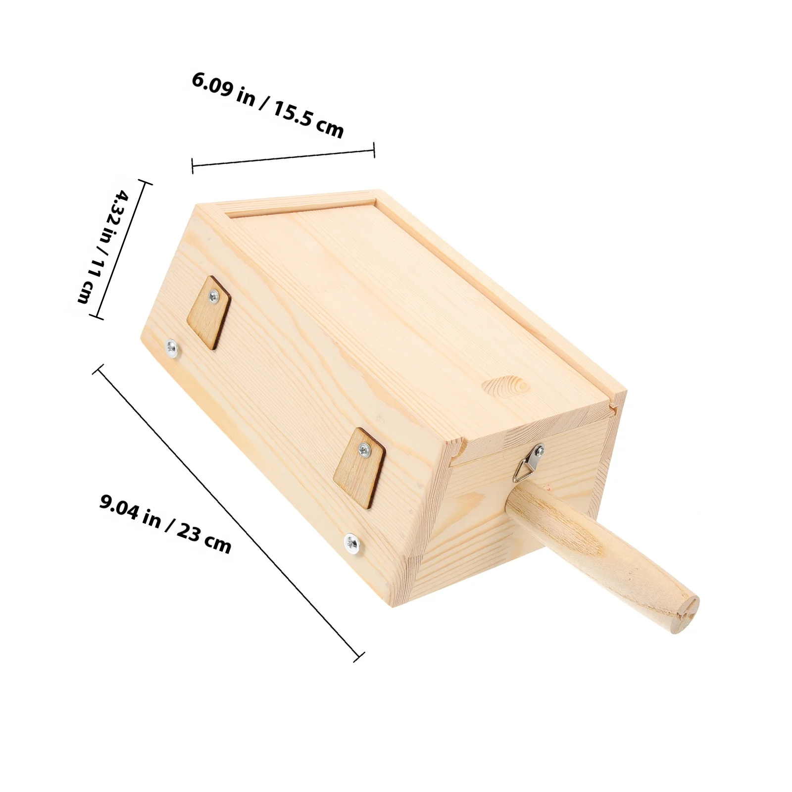 목재 뜸통 케이스 컴팩트 디자인 전신 사용 가능 안전한 평평한 바닥 뜸봉 홀더 휴대용 뜸통 케이스