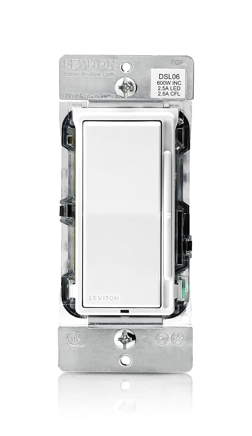 

Слайдерный диммер для светодиодных, галогенных и ламп накаливания ламп с регулируемыми лицевыми панелями