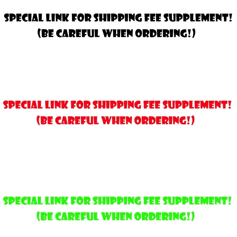 Special link for shipping fee supplement! (Be careful when ordering!)