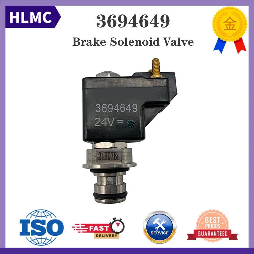 Machinery Engine Parts brake Coil Foton Auman ISG Diesel Engine 24V Brake Solenoid Valve 3694649 S3694649A2080 3694649F 3697995F