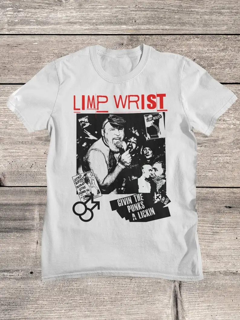 Limp Wrist Shirt Queercore Homocore Hardcore Punk Band Clothing