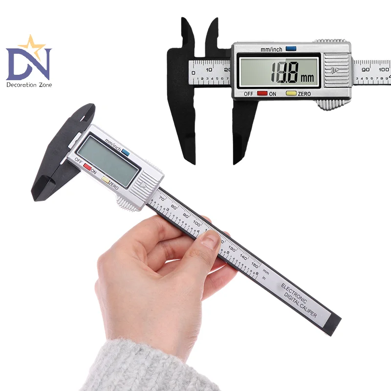 Micrometer Measuring Tool Digital Ruler 150mm Electronic Digital Caliper Carbon Fiber Dial Vernier Caliper Gauge