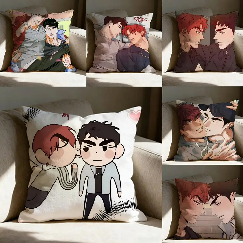 

Bl Anime Manga H-High Clear Pillow Case pillowcase, double-sided printed, sofa cushion, bedroom headboard pillow
