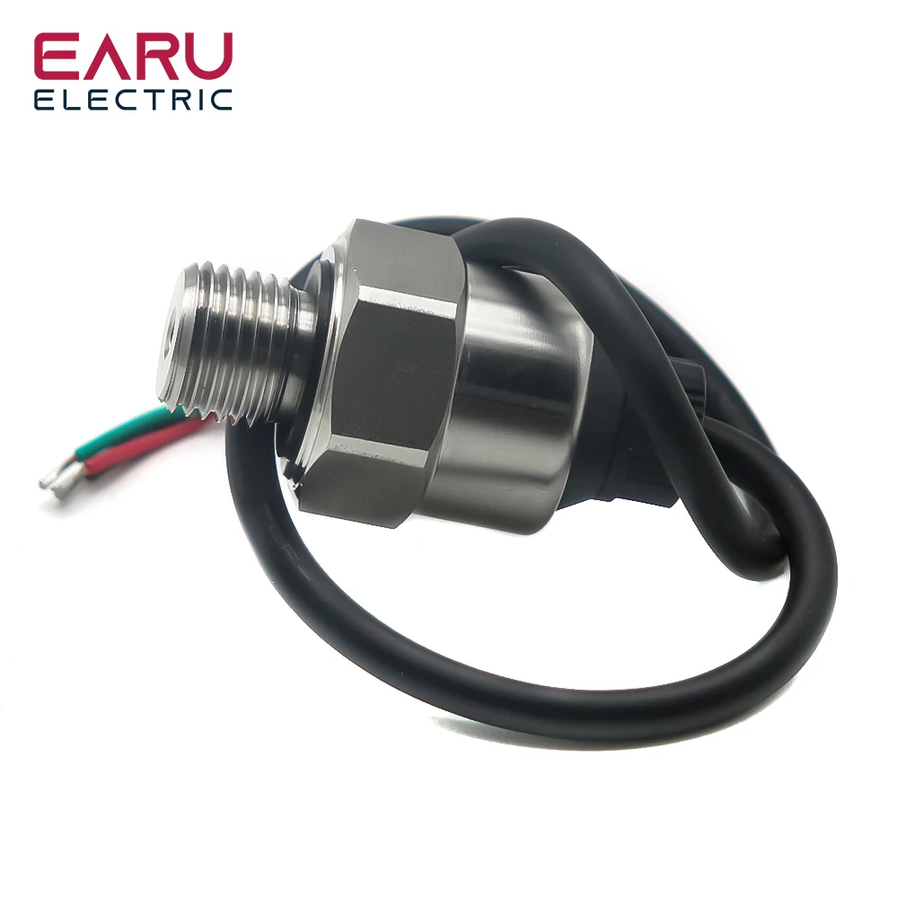 Pressure Sensor Transmitter For Water Oil Fuel Gas Air G1/4 5V Ceramic Sensor Stainless Steel 0.5Mpa 1.2Mpa Transducer