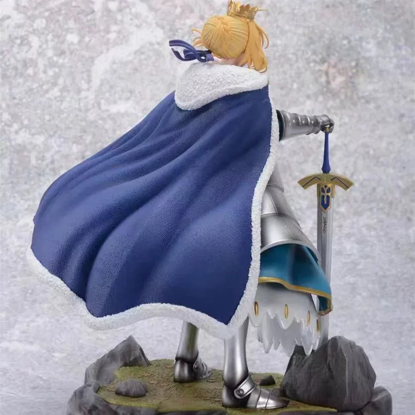 ในสต็อกในประเทศผ้านวมใหม่King Altoria Blue Armor Saber HAND-madeรุ่นFate Dumb Hair King