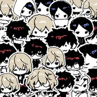 Pegatinas de Anime Persona Amamiya Ren, papelería para niños, colección de mensajes para estudiantes, regalo para amigos, cuenta de mano impermeable Diy