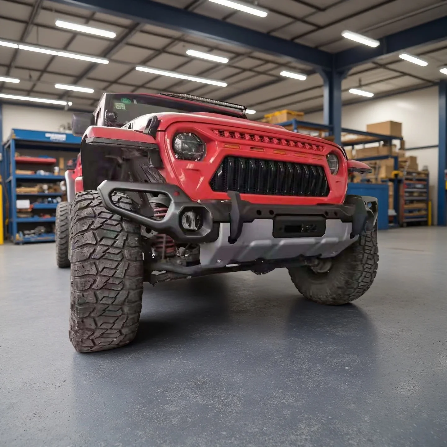 

Off-Road Accessories 4x4 Steel Front Bumper Guard for Jeep Wrangler JK JL 2007-2025