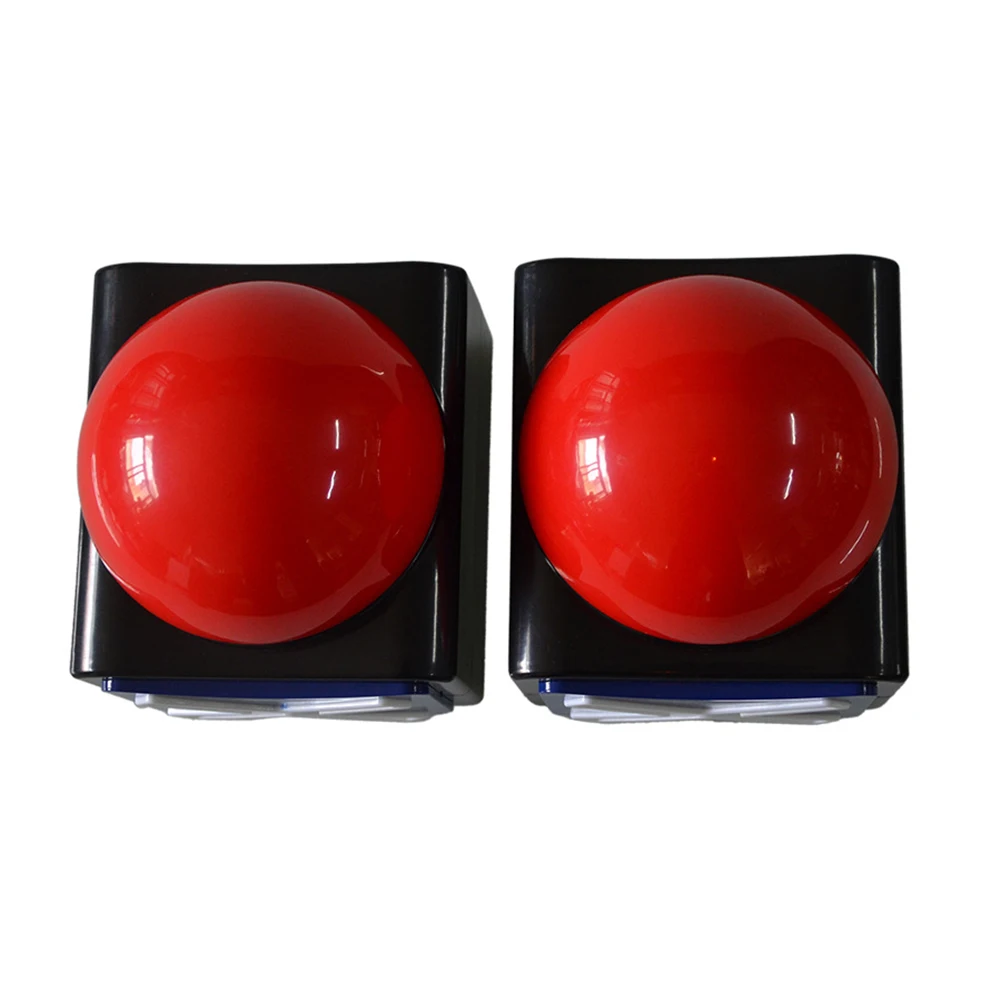 Buzzer de réponse de jeu avec son et lumière, bouton d'alarme de Quiz rouge de haute qualité, Buzzer de réponse éducatif, fourniture de fête scolaire, 3 à 1 pièces