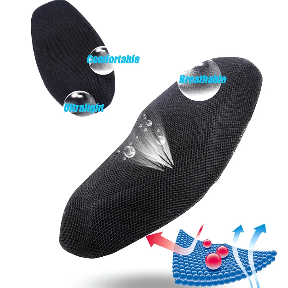 

Мотоциклетный 3D дышащий солнцезащитный сетчатый защитный чехол на сиденье для FB Mondial HPS 125 HPS 300 Hipster HPS125 HPS300