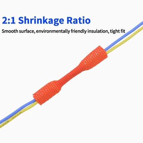 Imagen 2 del producto Manguito de Cable trenzado, Tubo termorretráctil de 6/8/10/12mm de aislamiento, retardante de PET, organizador de línea automática, envoltura de alambre, protección de funda