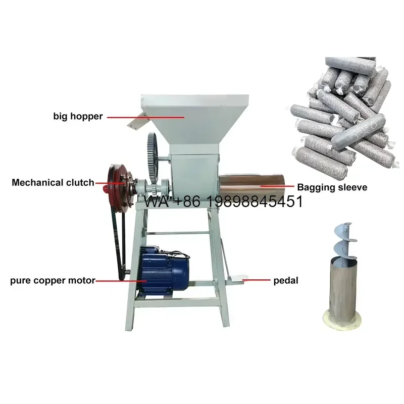 Wmwmnu for Oyster Mushroom Bag Filling Sealing Mushroom Substrate Sack Filler Fungus Cultivation Stick Bagging