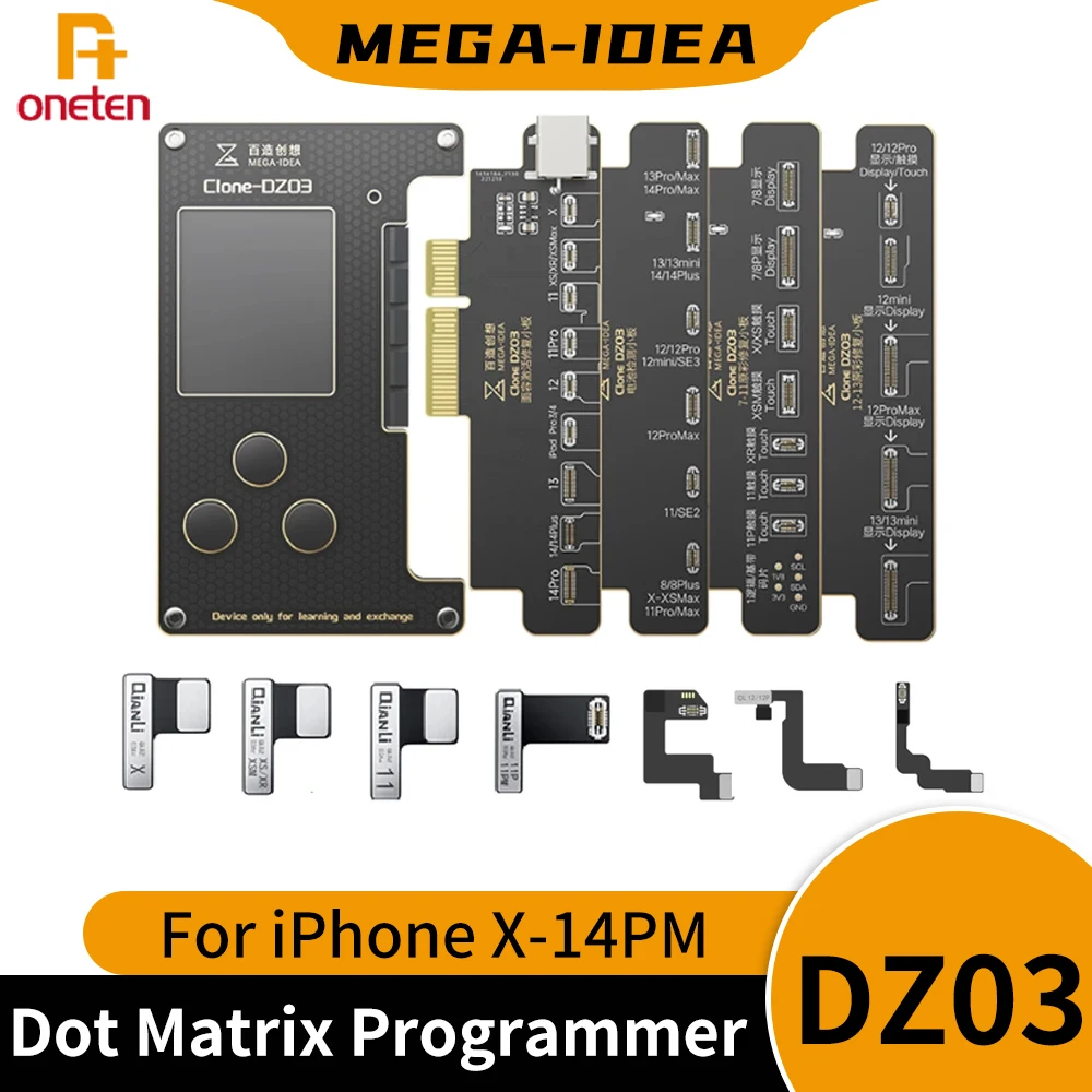 Programmatore a Matrice DZ03: La Soluzione Definitiva per Riparare iPhone X-14 Pro Max Senza Saldatura