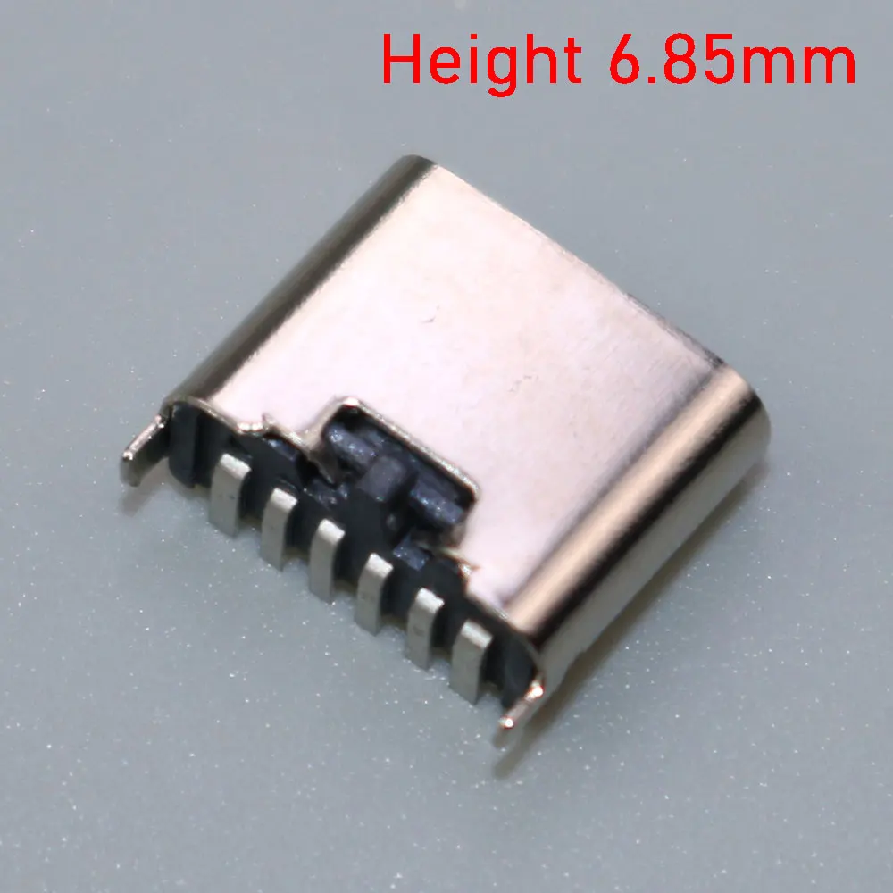 YuXi 5-10Pcs 6Pin Vertical SMT Socket Connector USB Type C 3.1 Female SMD For PCB design DIY High Current Charging — zdjęcie 7