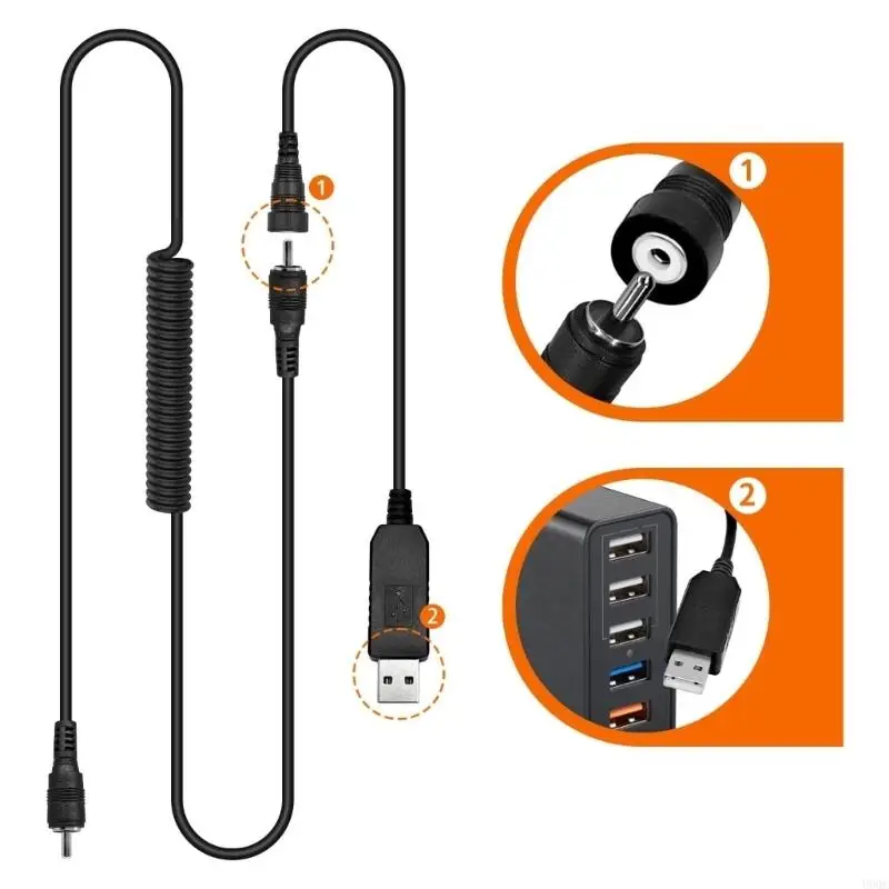 Snowmobile Heated Helmets Connector Plug Heating Cable for Electric Shielding New
