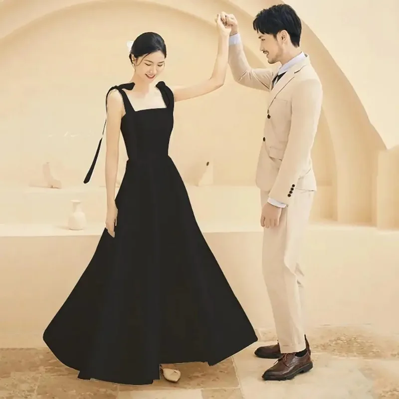 Платье с квадратным вырезом Элегантное