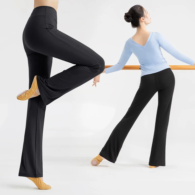 

Classical slimming dance pants Modal body pants Adult women modern dance training dress micro-cropped pants