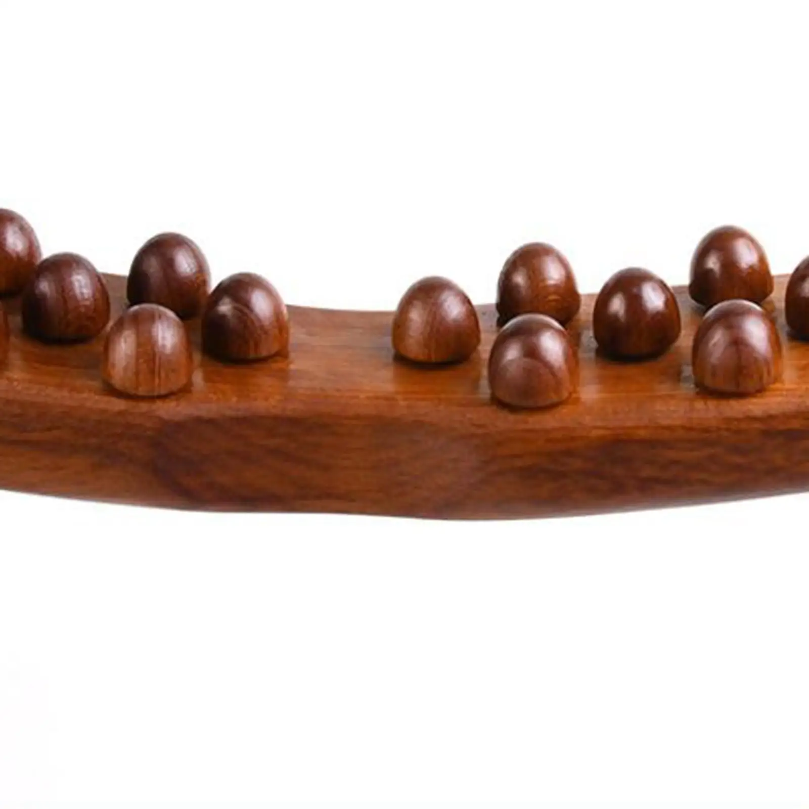 عصا تدليك خشبية محمولة على شكل عصا كشط غواشا لساق السبا لكامل الجسم