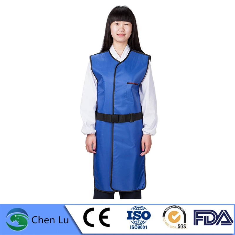 Direct selling x-ray gamma ray protective 0.5mmpb double sides lead vest medical ionizing radiation protection sleeveless coat