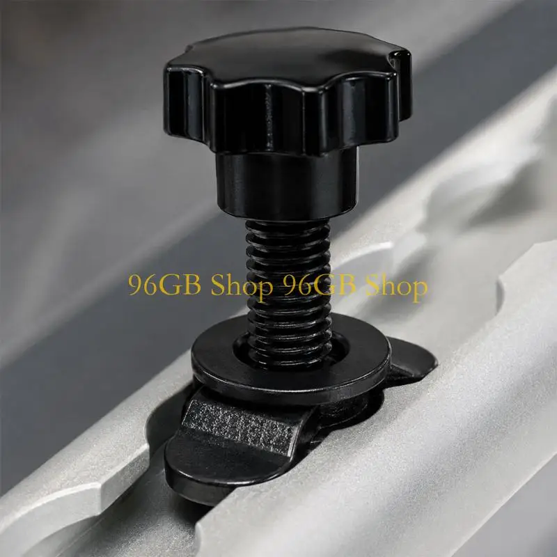 96GB Roof Rack Hand Knob Fastener Set, 8mm Threaded Metal Hardware for Rack Fixing