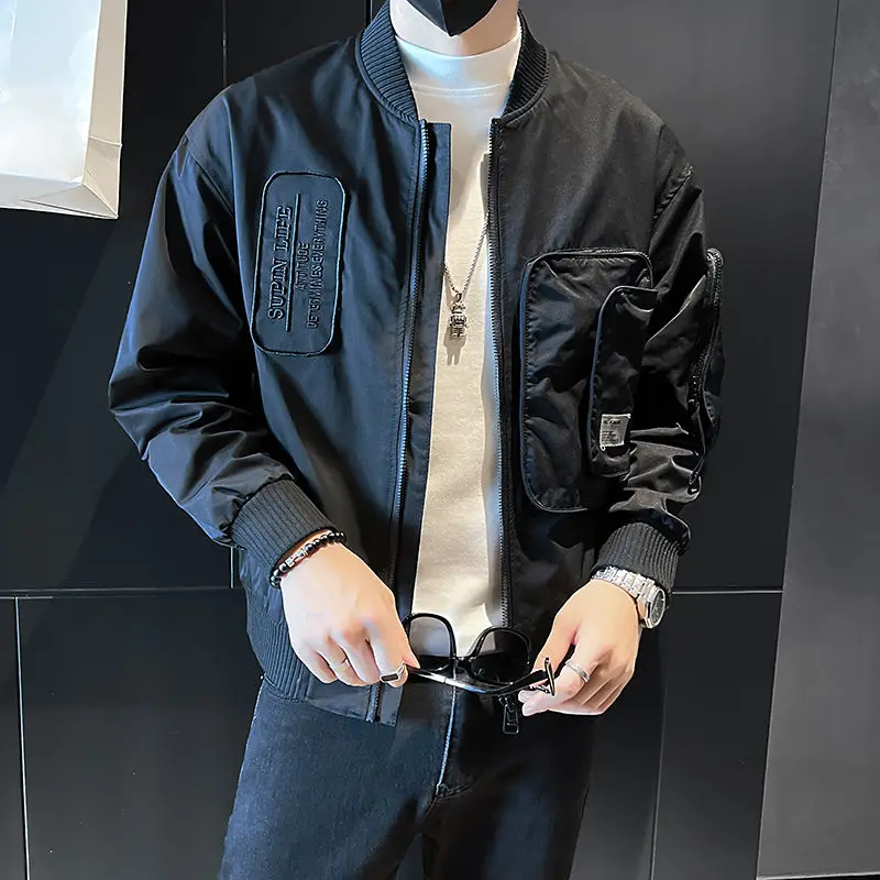 

​Premium Cotton Men's Baseball Jacket Autumn Winter Trendy Streetwear Brand Outerwear​
