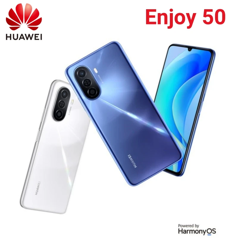 

HUAWEI Enjoy 50 Smartphone HarmonyOS 6.75 inch 6000mAh Battery 256GB ROM Mobile phones 4G Network Original Cell phone