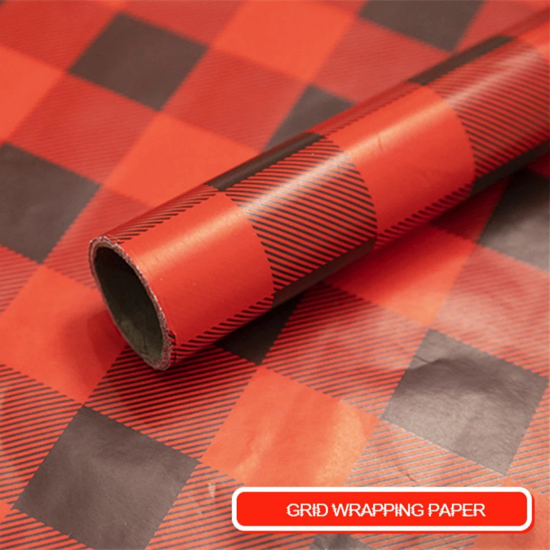 Papel de regalo de feliz cumpleaños, 50x70cm, Navidad, colorido, flor DIY, boda, fiesta de Navidad, embalaje de regalo, decoración, papeles artesanales DIY