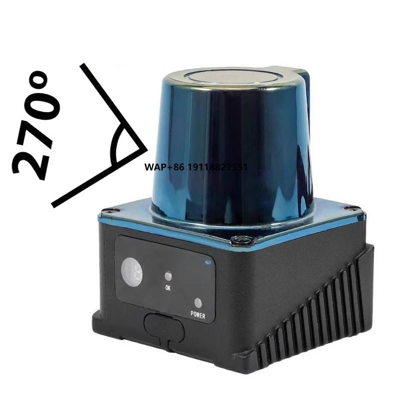

MDCN LIDAR Optical Sensor 270° Scanning Angle Safety Scanner Obstacle Detection Protection for Human/Area Safety for LSE/LS2