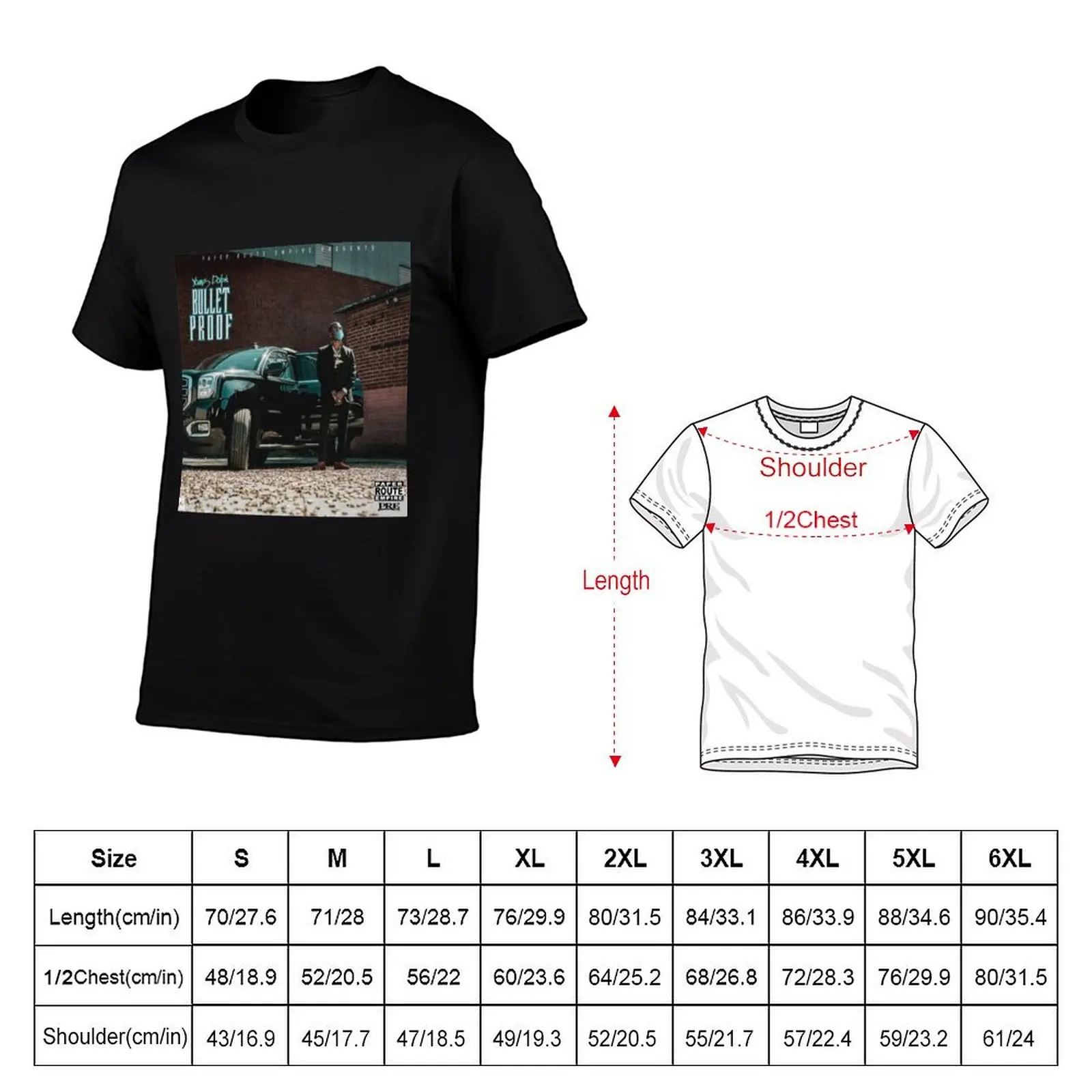 Young Dolph T-Shirt Classic Print Short Sleeve Shirt