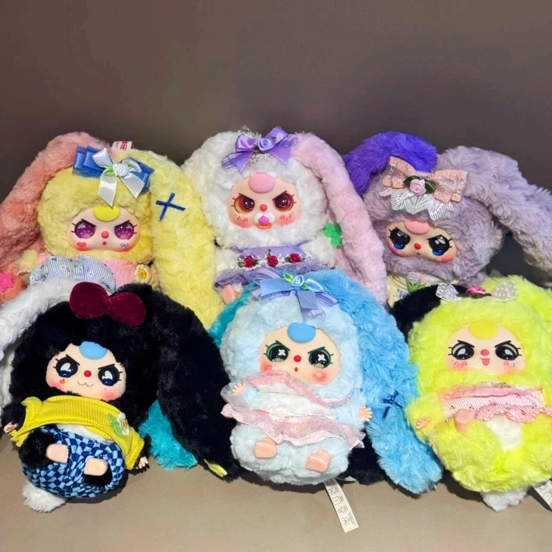 Spot Original bébé trois Lily lapin ville V4 jeu à la mode boîte aveugle dessin animé poupée ornement Kawaii modèle cadeau jouet saint valentin cadeau