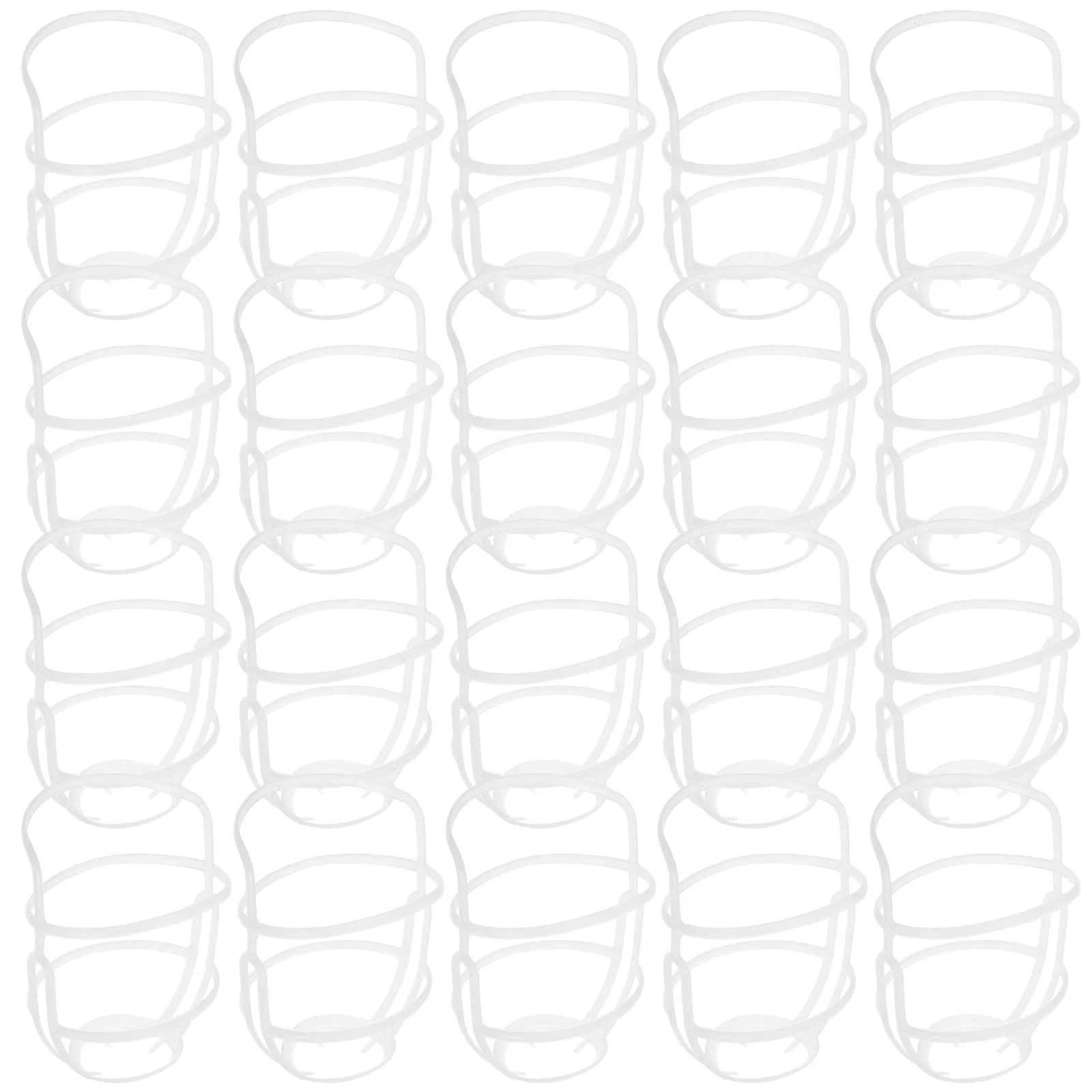 

20Pcs Infusion Bottle Net Sleeves Reusable Thick Plastic Saline Bottle Holders Hospital Clinic Infusion Accessories