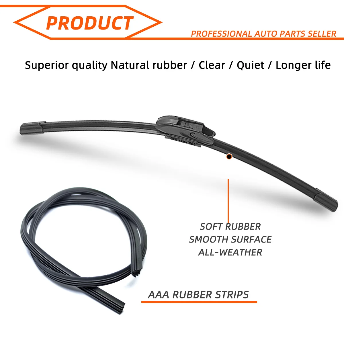 Wiper Blade Universal General J U Hook 13\