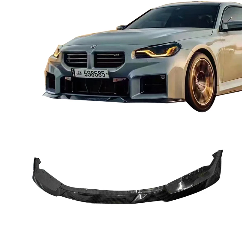 

R44 Style Dry Carbon Fiber Front Lip for G87 M2 Prepreg Carbon Fiber Rear Bumper Lip for M2 G87 2023+
