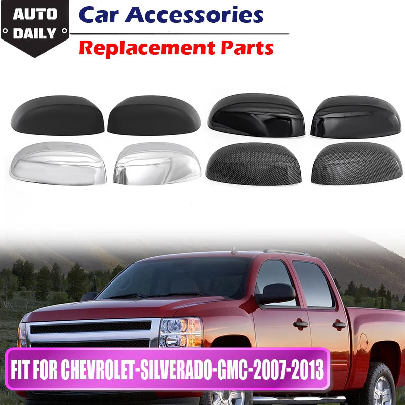 Fit For Chevrolet Silverado 1500  GMC Yukon 2007 2008 2009 2010 2011 2012 2013 Car Rearview Mirror Covers  25788155